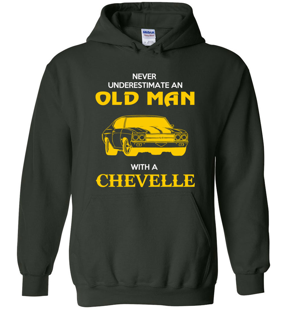 Never Underestimate An Old Man With A Chevelle Hoodie TeeStore.Pro