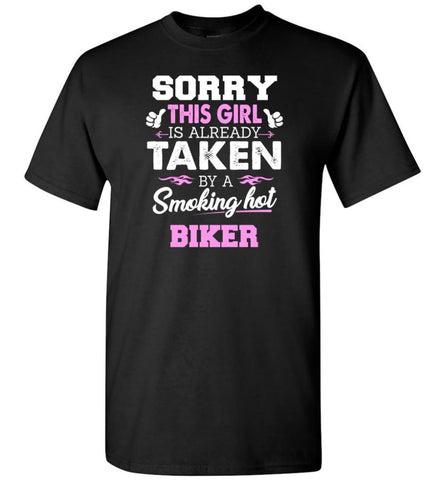 Biker Shirt Cool Gift for Girlfriend Wife or Lover - Short Sleeve T-Shirt - Black / S