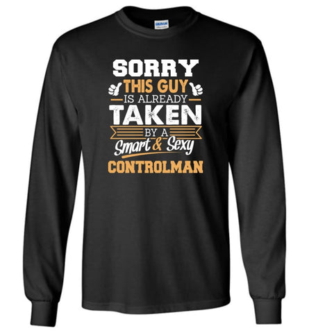 Controlman Shirt Cool Gift for Boyfriend Husband or Lover - Long Sleeve T-Shirt - Black / M