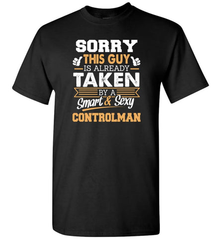 Controlman Shirt Cool Gift for Boyfriend Husband or Lover - Short Sleeve T-Shirt - Black / S