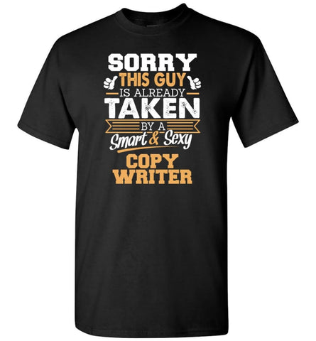 Copy Writer Shirt Cool Gift for Boyfriend Husband or Lover - Short Sleeve T-Shirt - Black / S