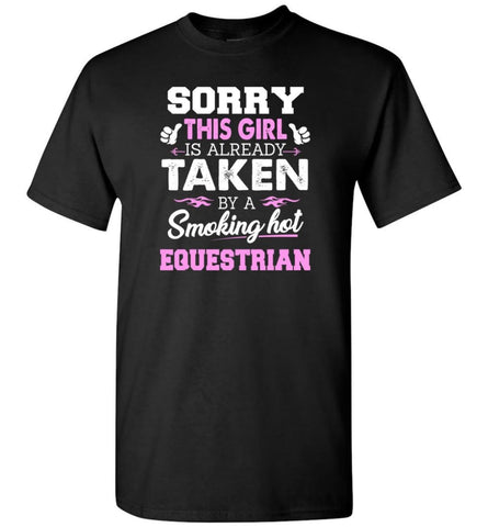 Equestrian Shirt Cool Gift for Girlfriend Wife or Lover - Short Sleeve T-Shirt - Black / S