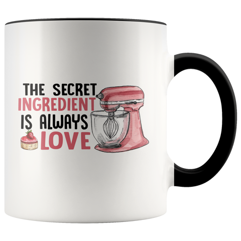 The Secret Ingredient Is Always Love Baking Premium Accent Mug