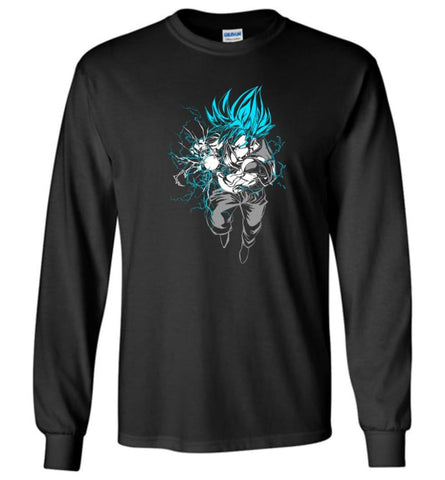 Super Saiyan God Hoodie Dragon Ball Z Super Saiyan Kamehameha Christmas Sweater Long Sleeve - Black / M